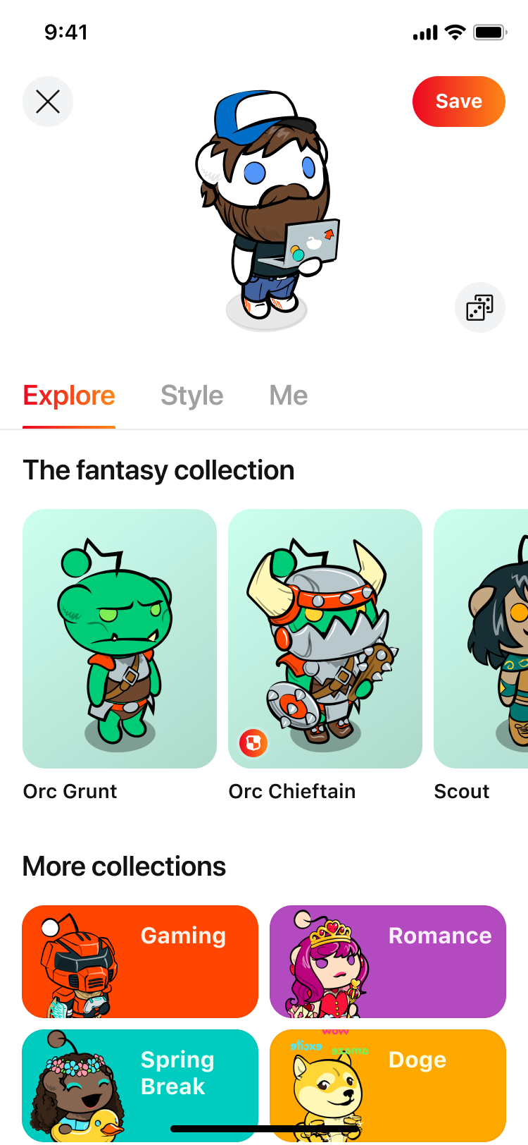 The Reddit Avatar Builder.