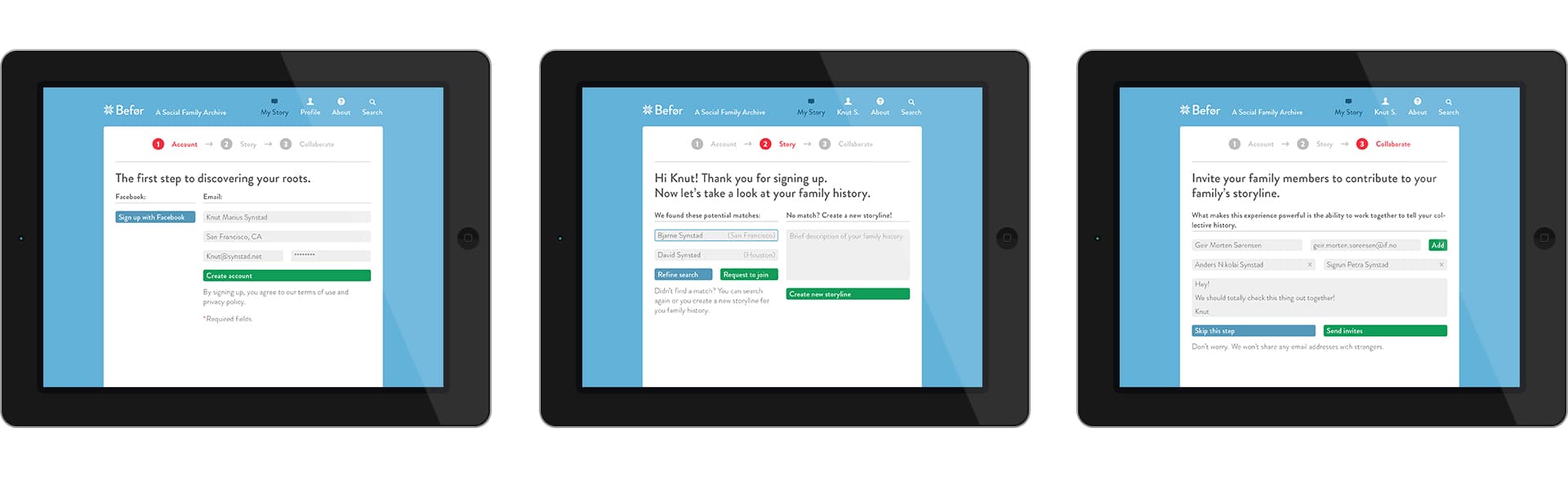 Without the past, there is no future.