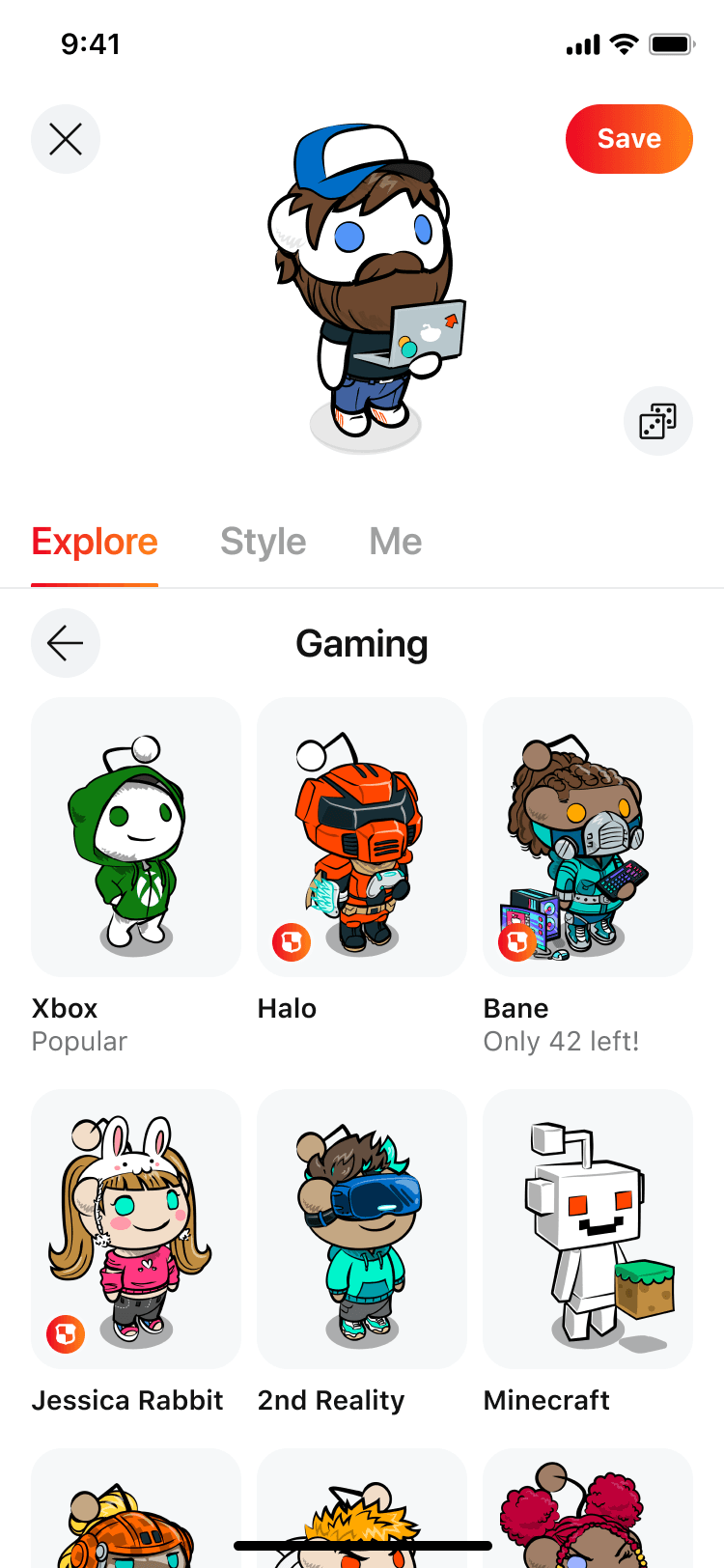 The Reddit Avatar Builder.